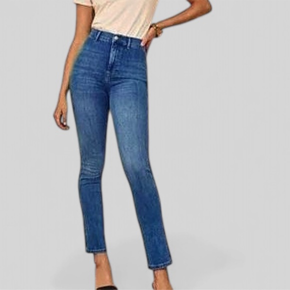 Reformation- May Blue skinny High Waist Jeans- size 25-EUC - Picture 1 of 9